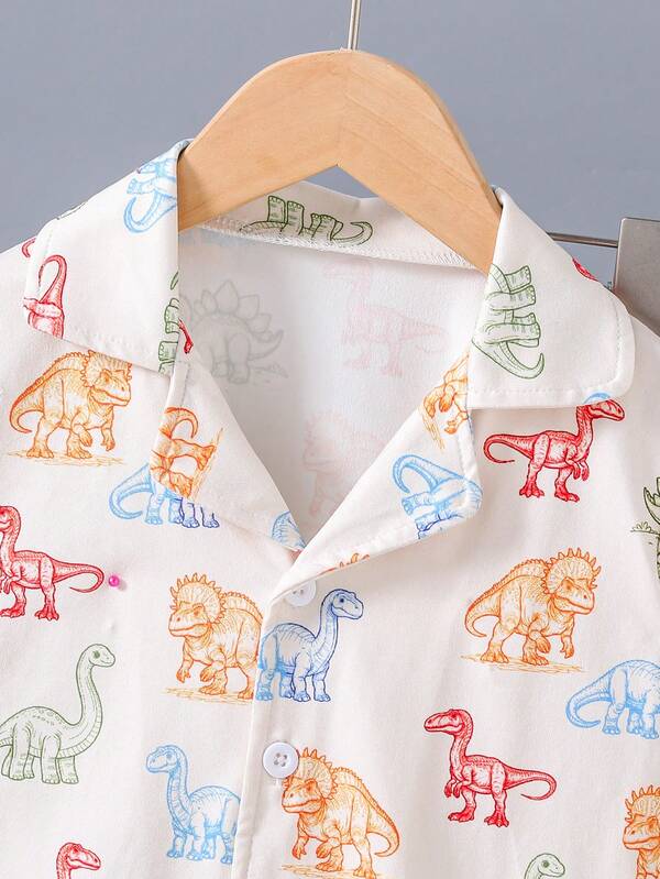 Conjunto de 2 piezas para bebé y niños pequeños, camisa y mono