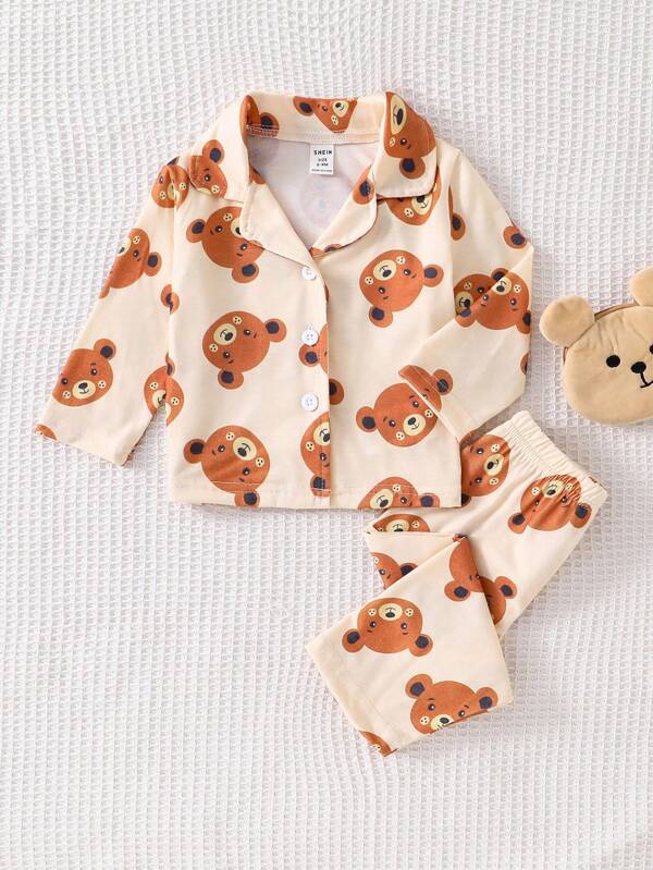 Conjunto de 2 piezas para bebé y niños pequeños, camisa y mono