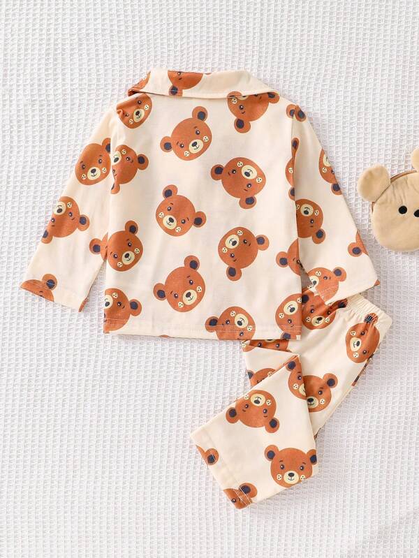 Conjunto de 2 piezas para bebé y niños pequeños, camisa y mono