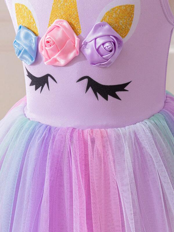 Vestido con tutú para bebé y niñas pequeñas