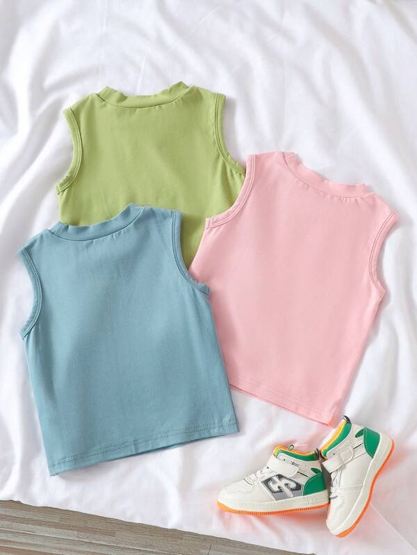 Set de 3 franelillas para bebé y niños pequeños