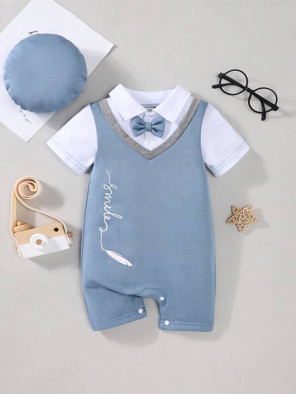 Conjunto de 2 piezas para bebé y niños pequeños, braga corta y gorro