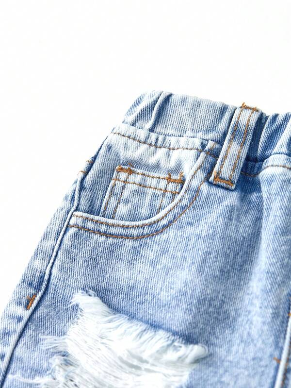 Short desgastados para bebé y niños pequeños