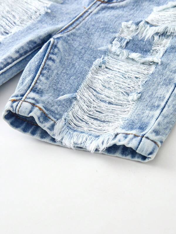 Short desgastados para bebé y niños pequeños