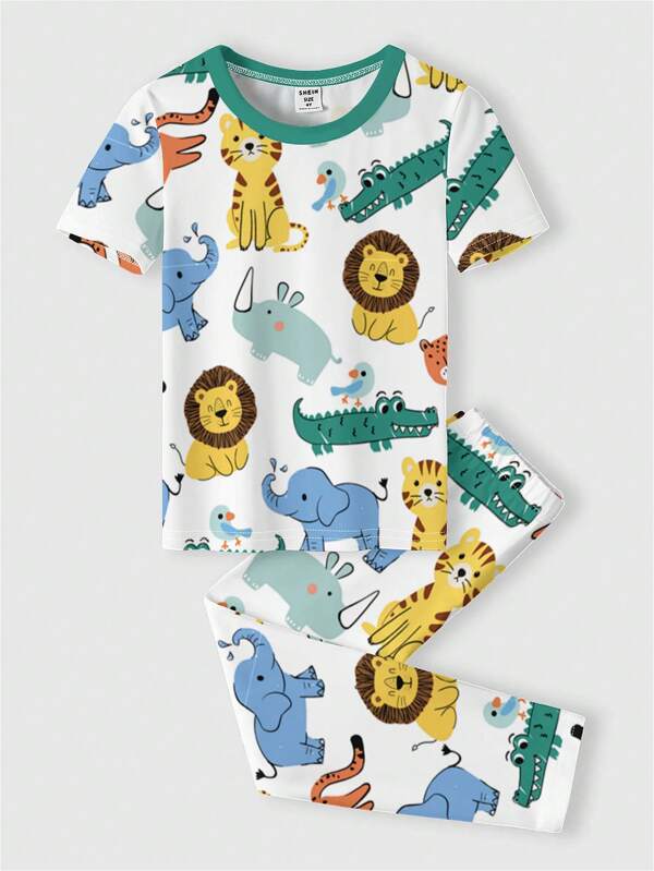 Conjunto de 2 piezas para bebé y niños pequeños, franela y mono