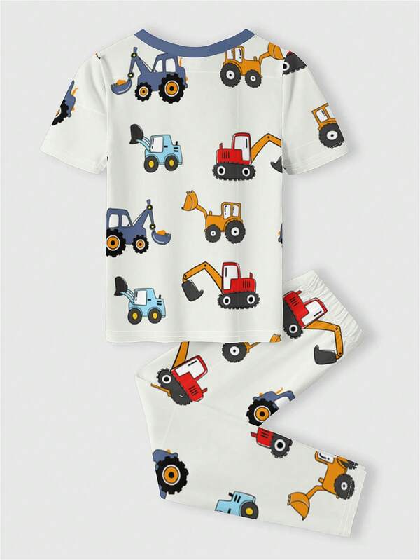 Conjunto de 2 piezas para bebé y niños pequeños, franela y mono
