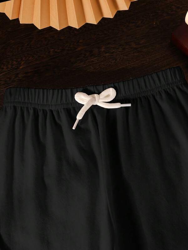 Conjunto de 2 piezas para niñas pequeñas, franela y joggers