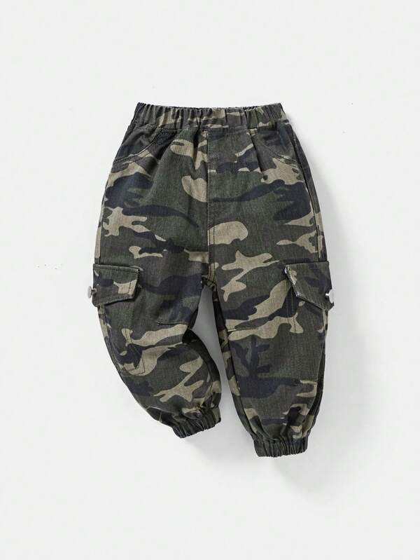 Pantalón de camuflaje bebé y niño pequeño