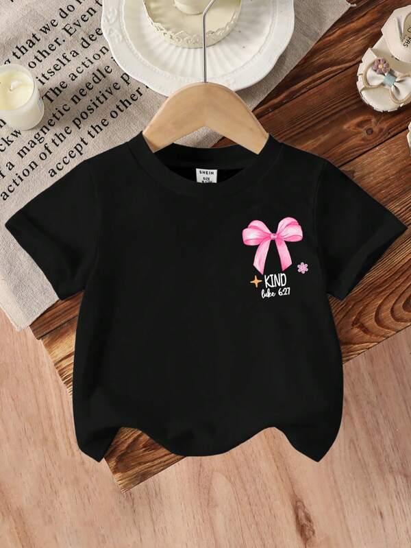Blusa de lazos para bebé y niñas pequeñas