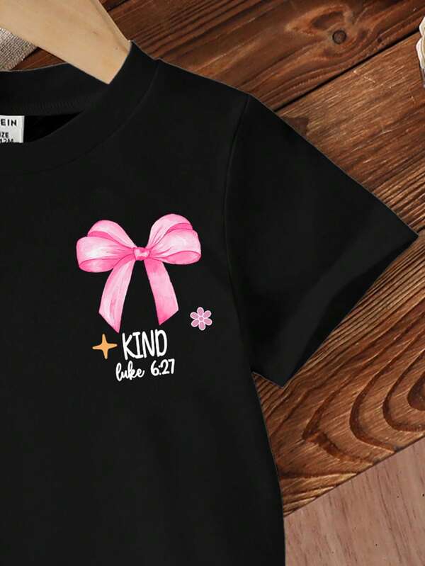 Blusa de lazos para bebé y niñas pequeñas