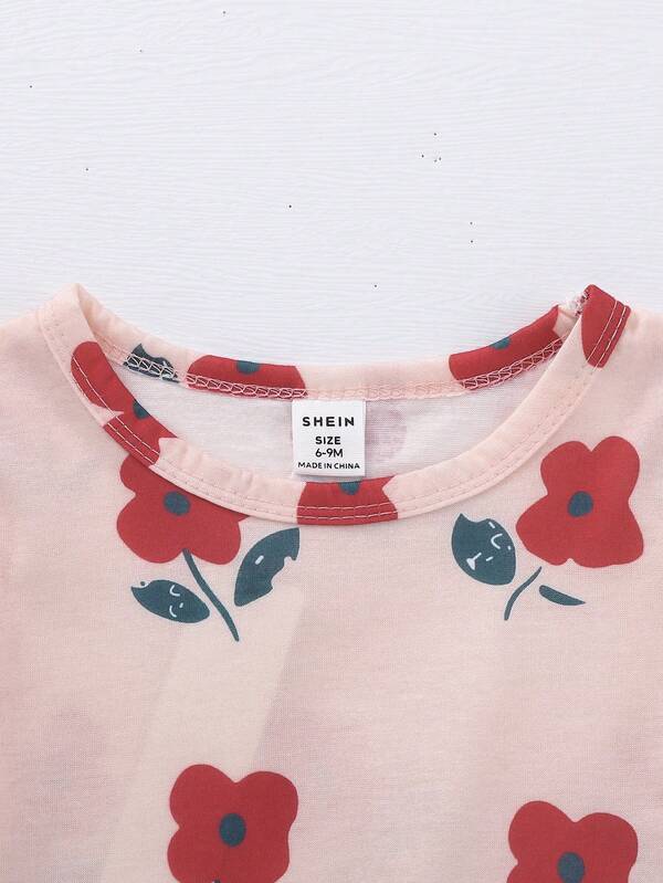 Conjunto de 2 piezas para bebé y niñas pequeñas, franela y joggers