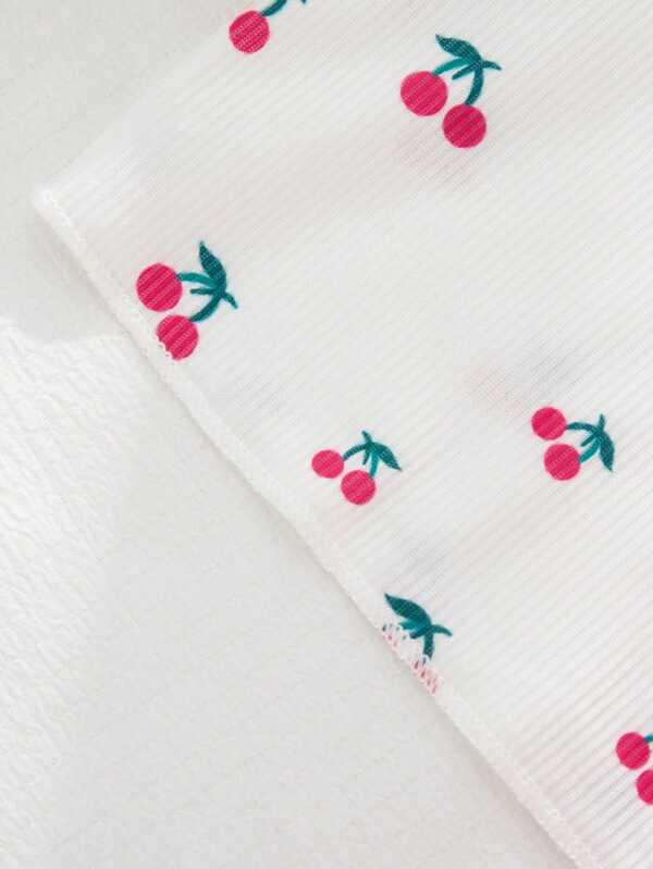 Conjunto de 2 piezas para bebé y niñas pequeñas, blusa y shorts