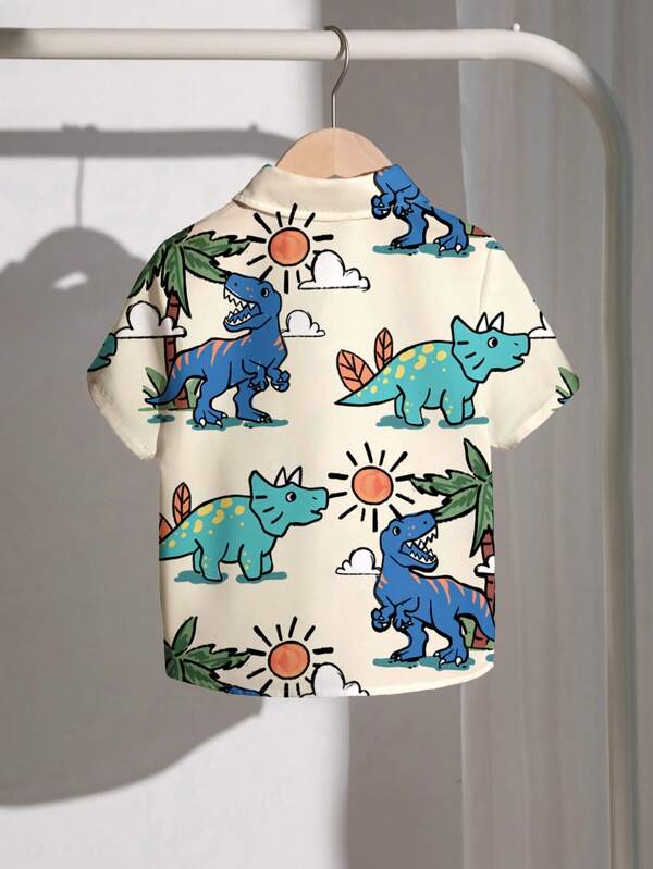 Camisa de dinosaurio para bebé y niño pequeño