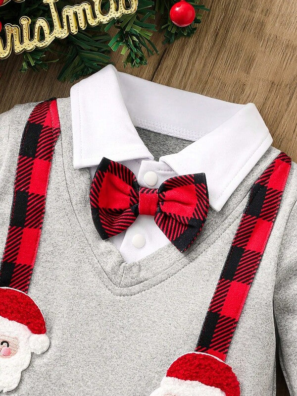 Pijama navideña para bebé, 2 piezas