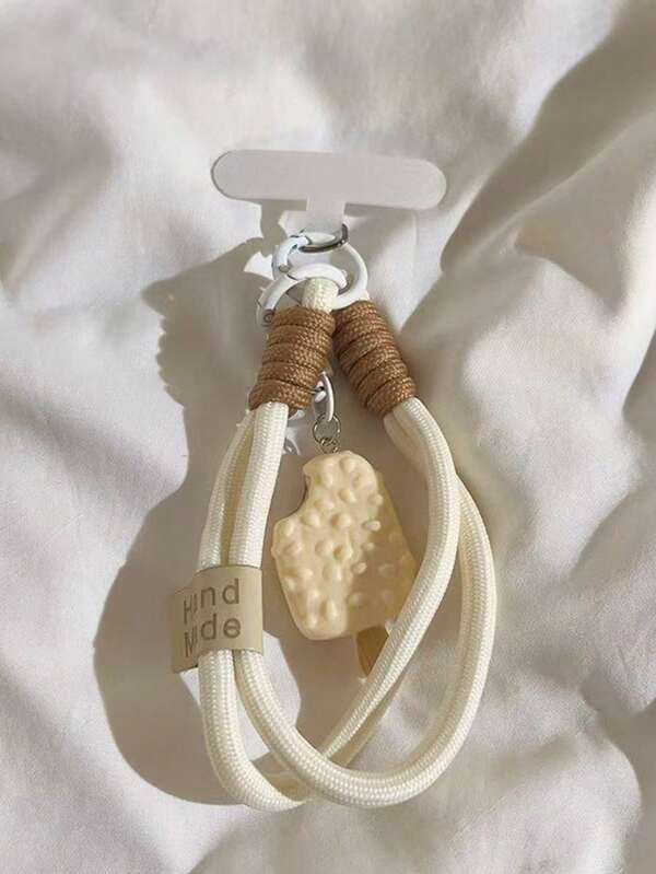 Correa de helado de vainilla relleno de chocolate