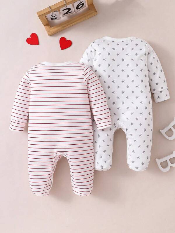 Set de dos mamelucos para bebé niña