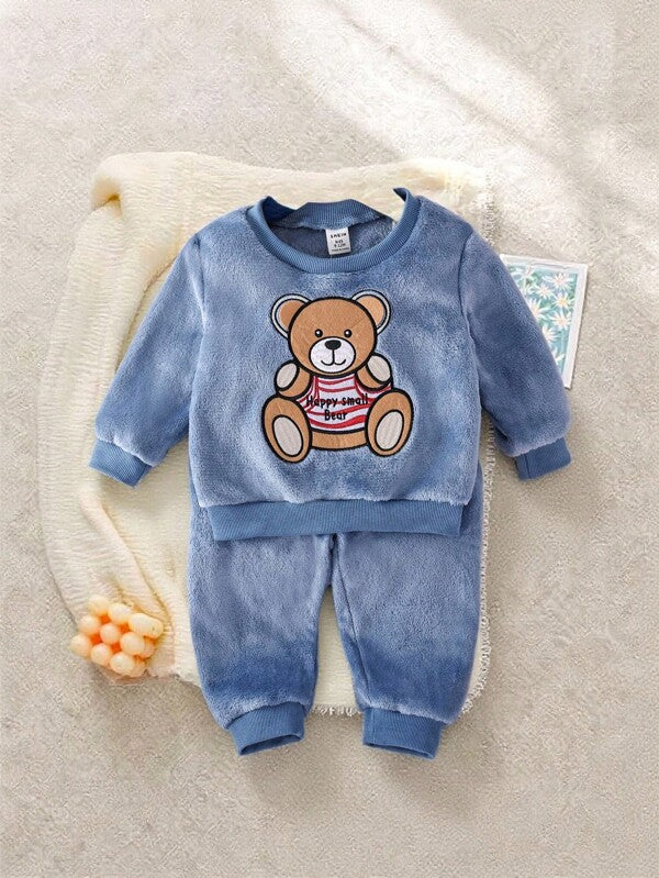Conjunto de 2 piezas para bebé y niños pequeños, sweater y mono