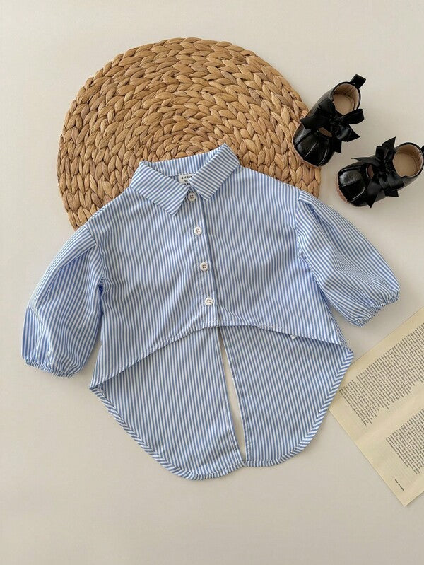 Camisa a rayas para bebé niña