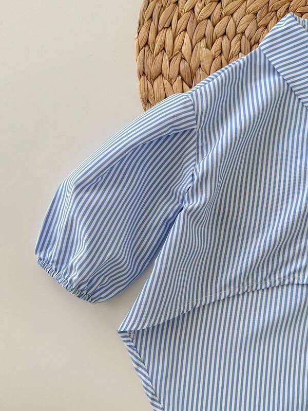 Camisa a rayas para bebé niña