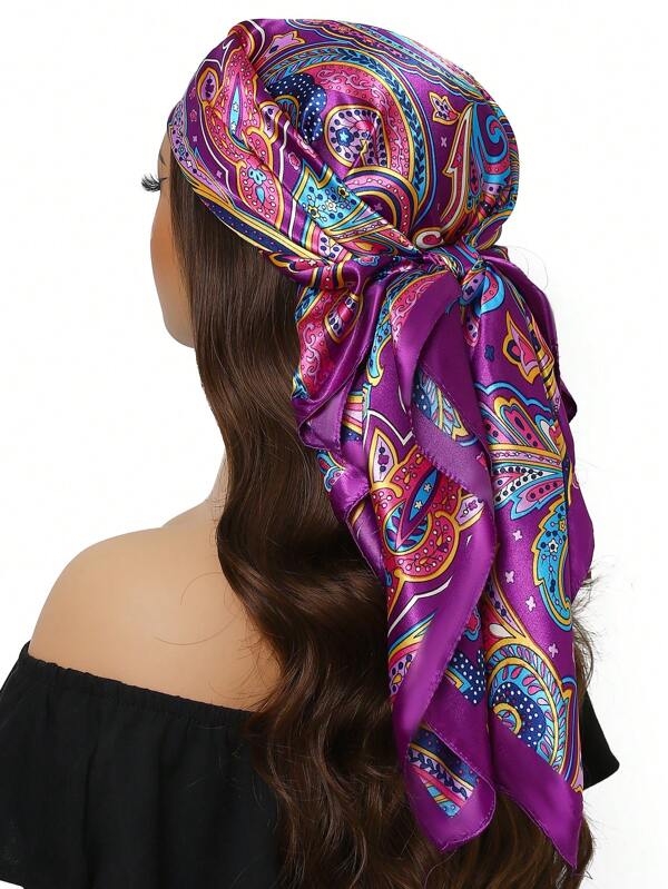 Pañuelo estampado Paisley