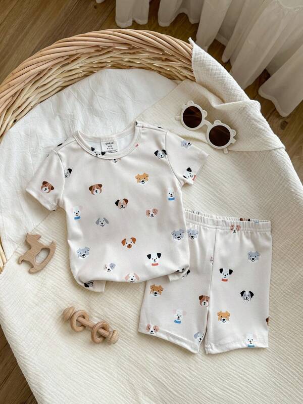Conjunto de 2 piezas para bebé y niños pequeños, sweater y shorts
