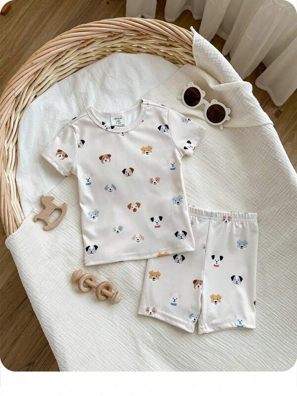 Conjunto de 2 piezas para bebé y niños pequeños, sweater y shorts
