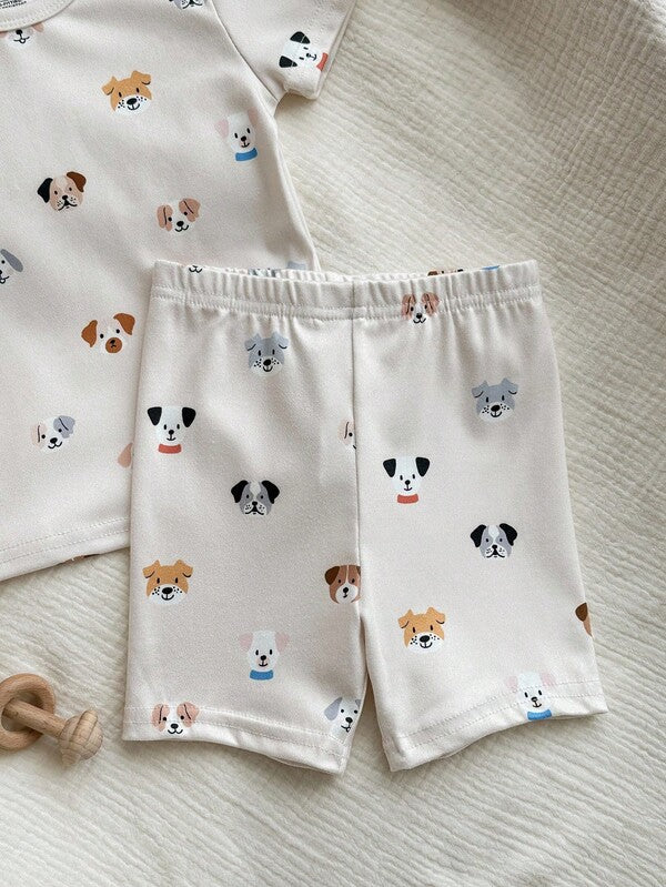 Conjunto de 2 piezas para bebé y niños pequeños, sweater y shorts