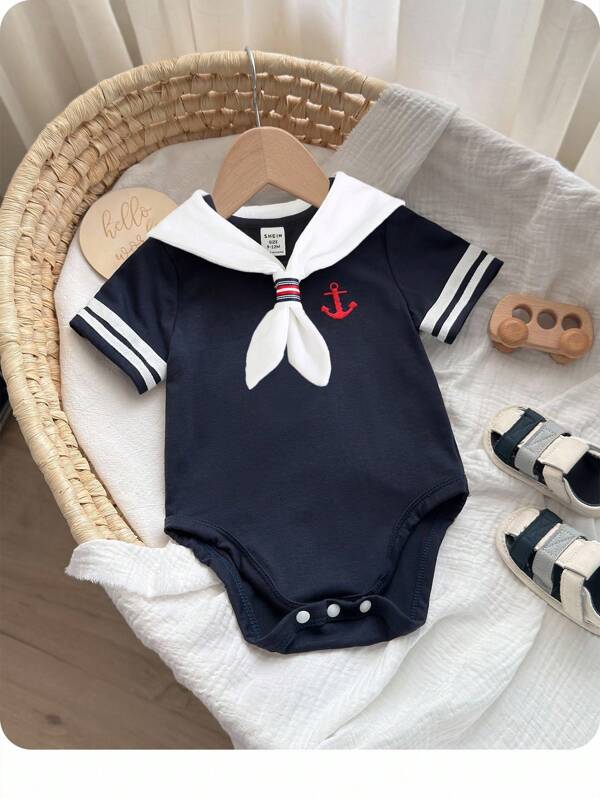 Body marinero para bebé niño
