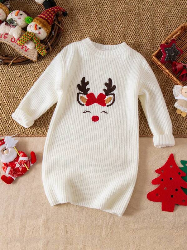 Vestido navideño para niña