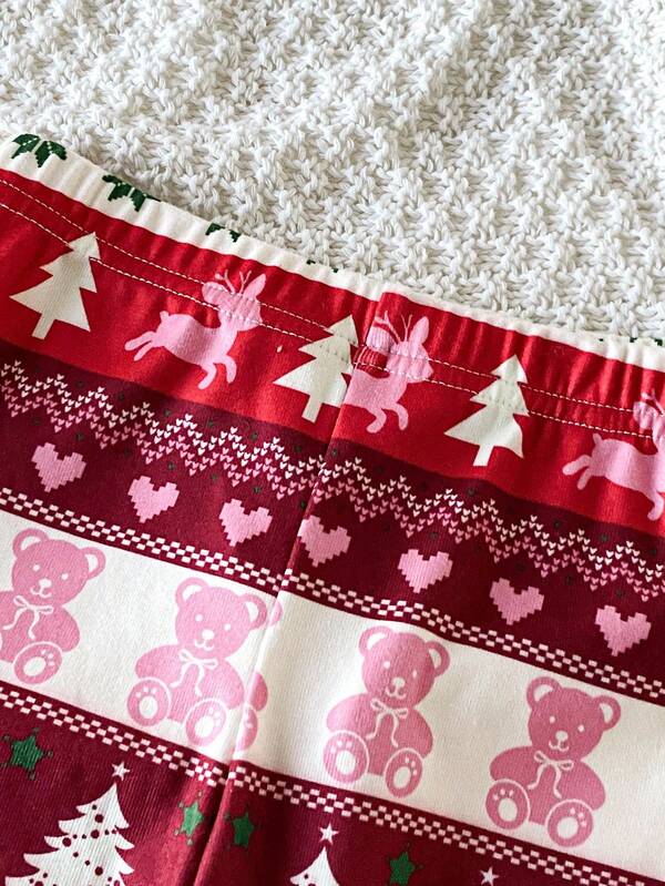 Pijama navideñas para niña, 2 piezas