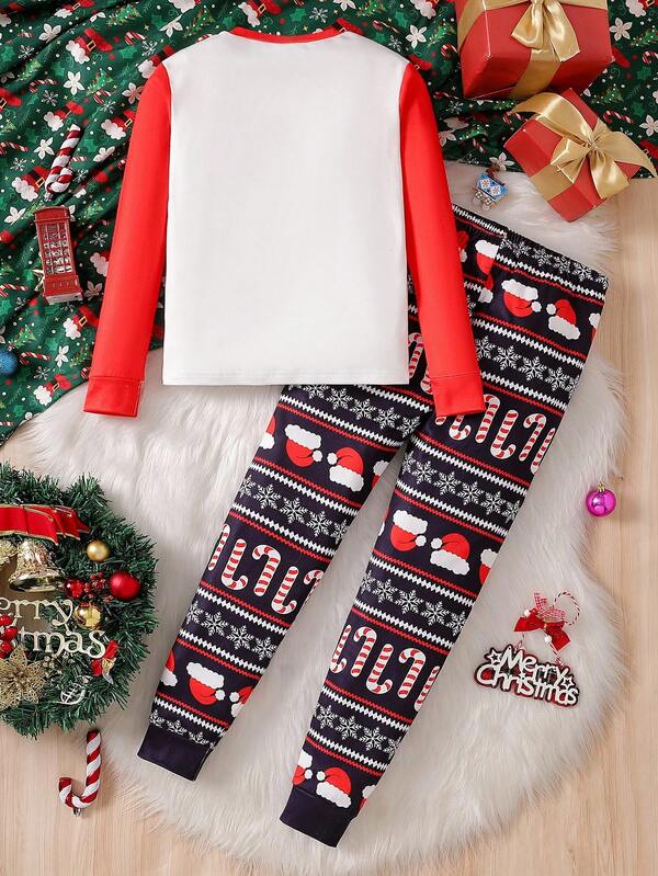 Pijama navideña para niño, 2 piezas
