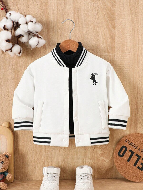 Chaqueta cuello beisbolista para bebé y niño pequeño