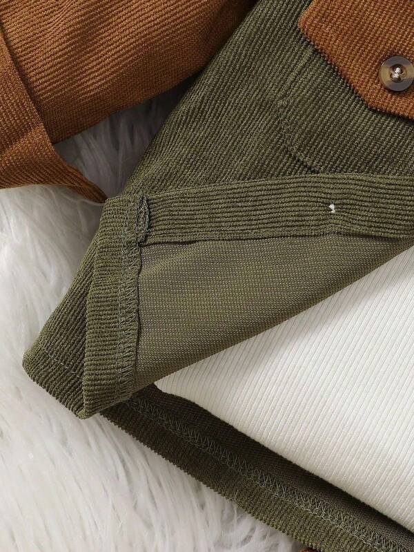 Conjunto de 2 piezas para bebé y niños pequeños, chaqueta y pantalón