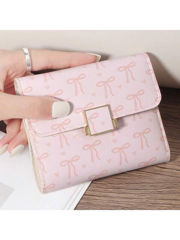 Mini billetera diseño lazos