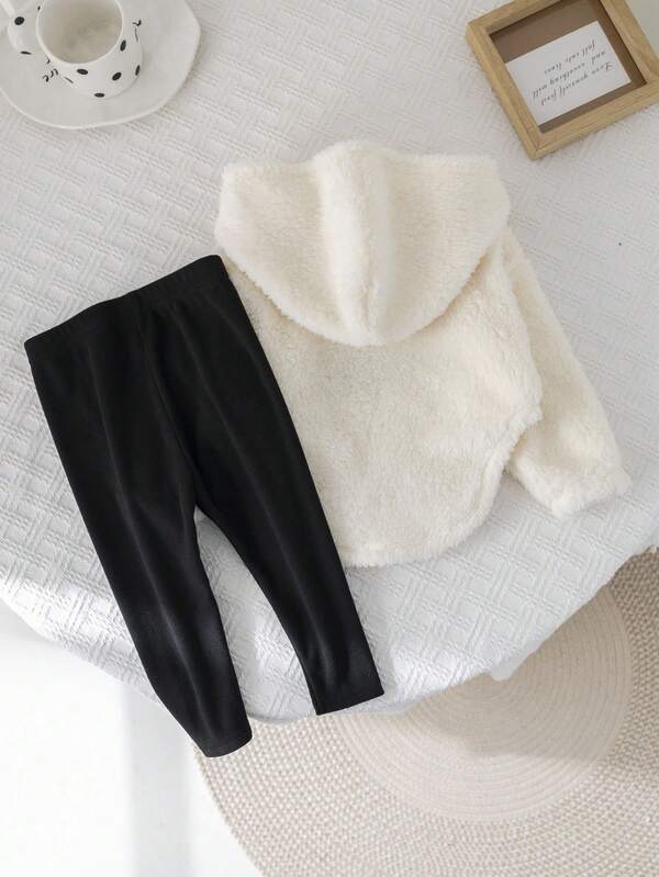 Conjunto de 2 piezas para bebé y niñas pequeñas, sudadera y leggins