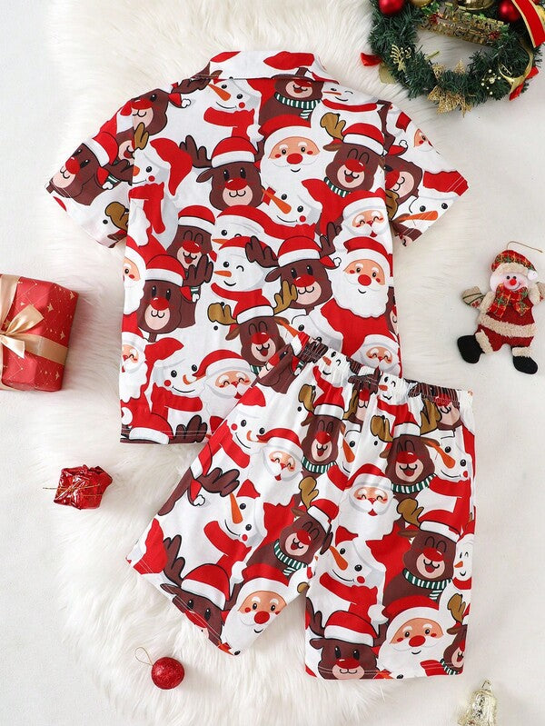 Pijama navideña para niño, 2 piezas