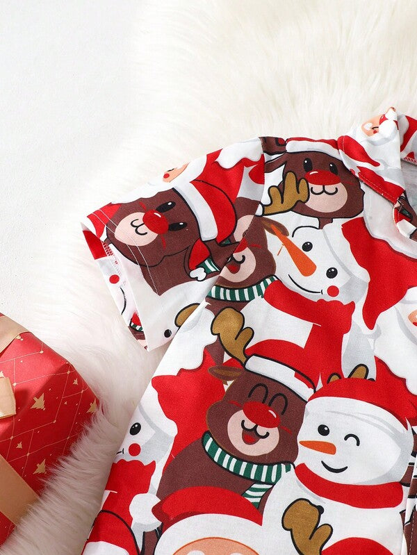 Pijama navideña para niño, 2 piezas