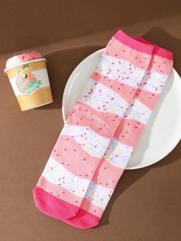 Calcetines Helado de Fresa