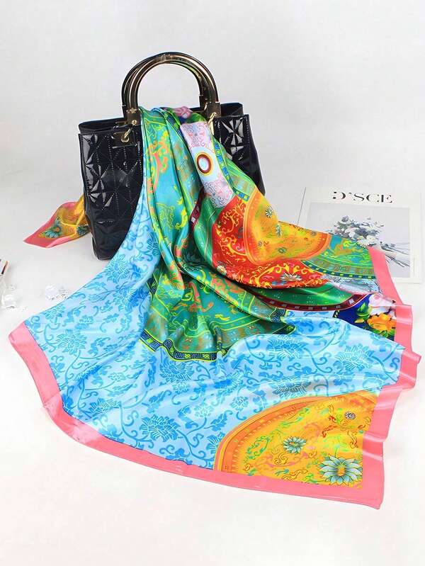 Pañuelo estampado retro