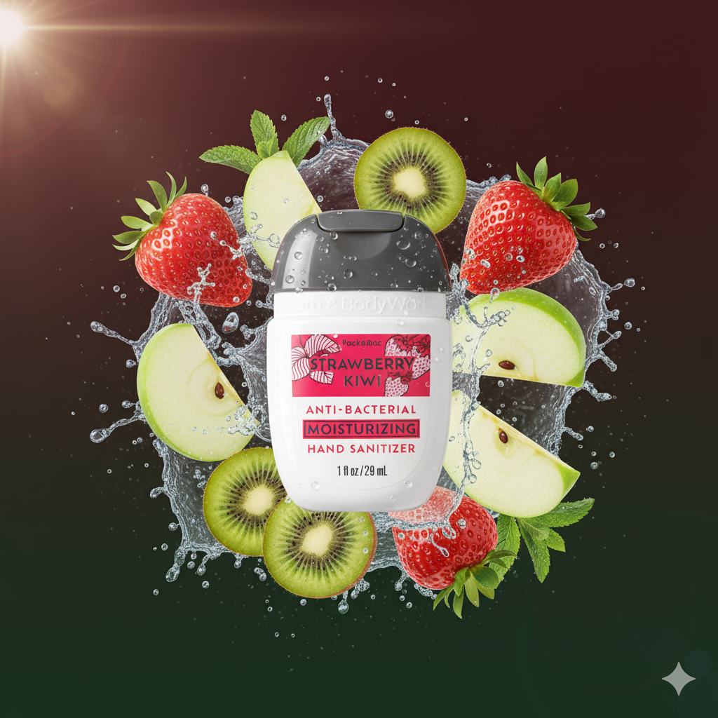 Hidratante Antibacterial Strawberry Kiwi