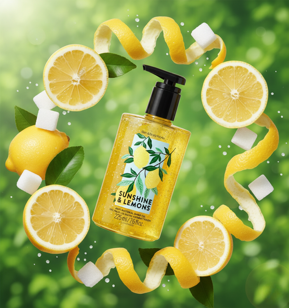 Gel Antibacterial Sushine & Lemons