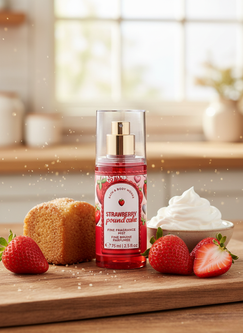 Mini Splash BBW Strawberry Pound Cake