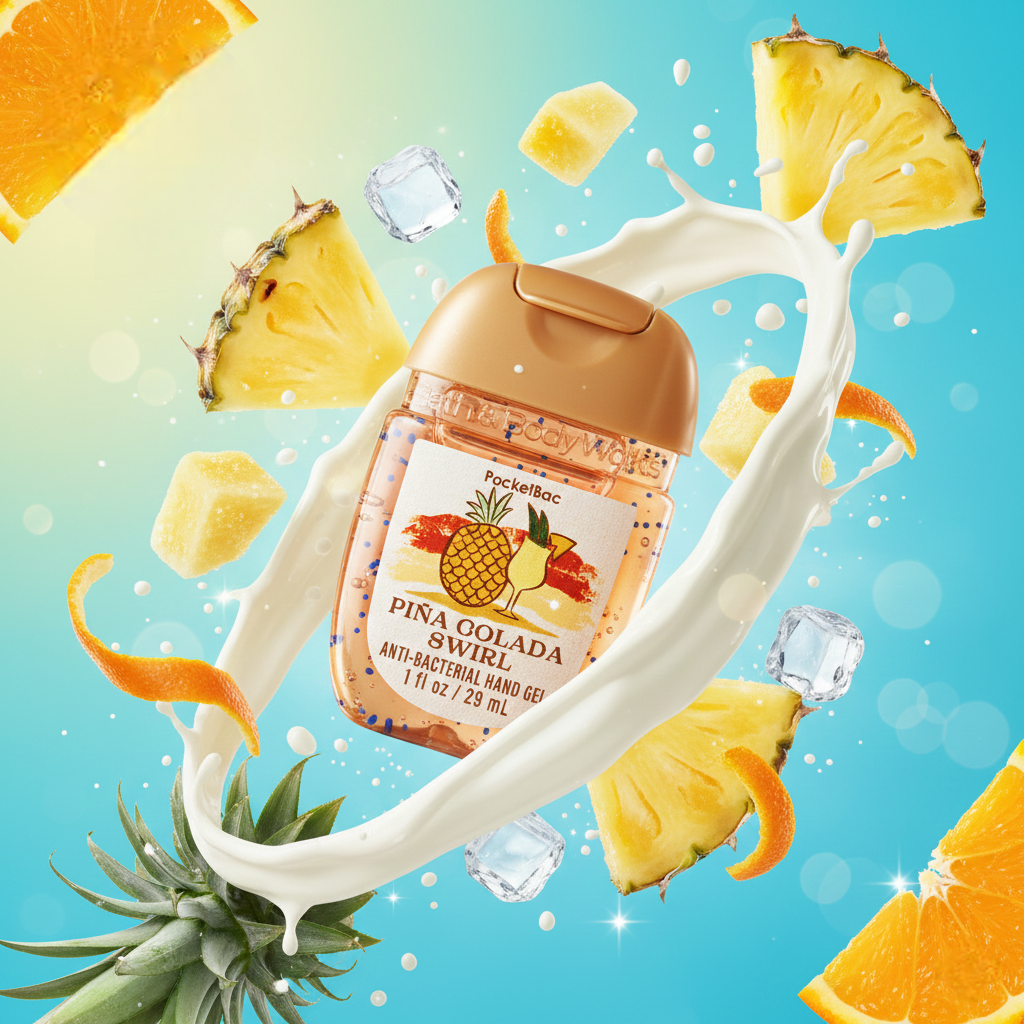 Gel Antibacterial Piña Colada Swirl