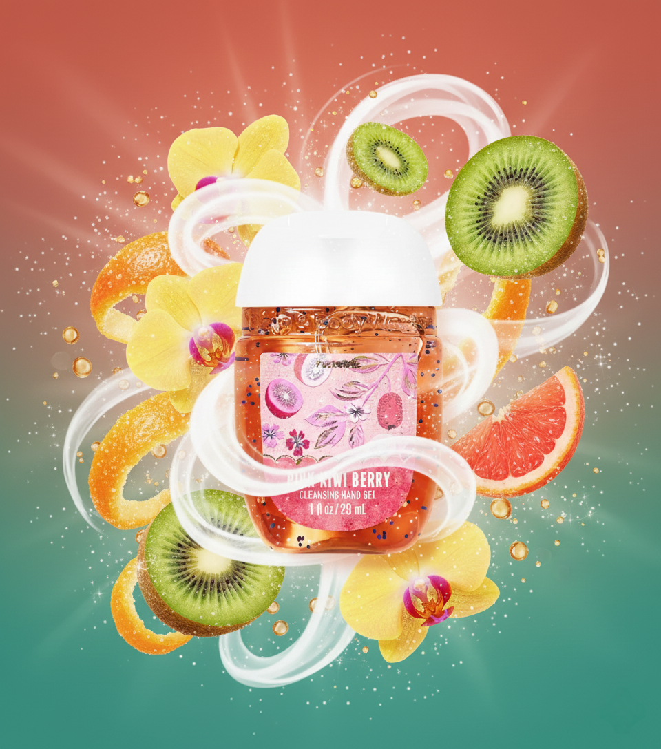 Gel Antibacterial Pink Kiwi Berry