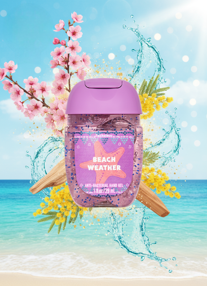 Gel Antibacterial Beach Weather