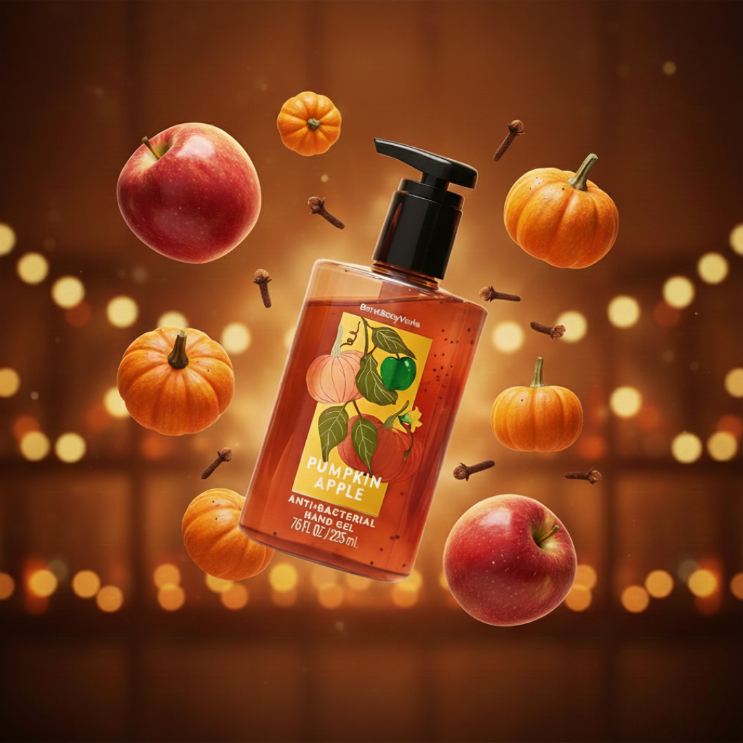 Gel Antibacterial Pumpkin Apple