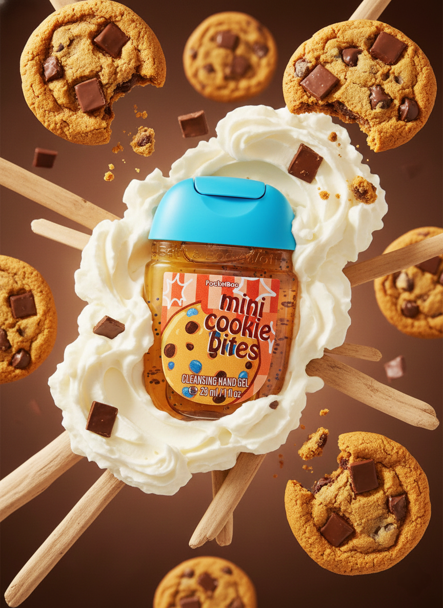 Gel Antibacterial Mini Cookie Bites