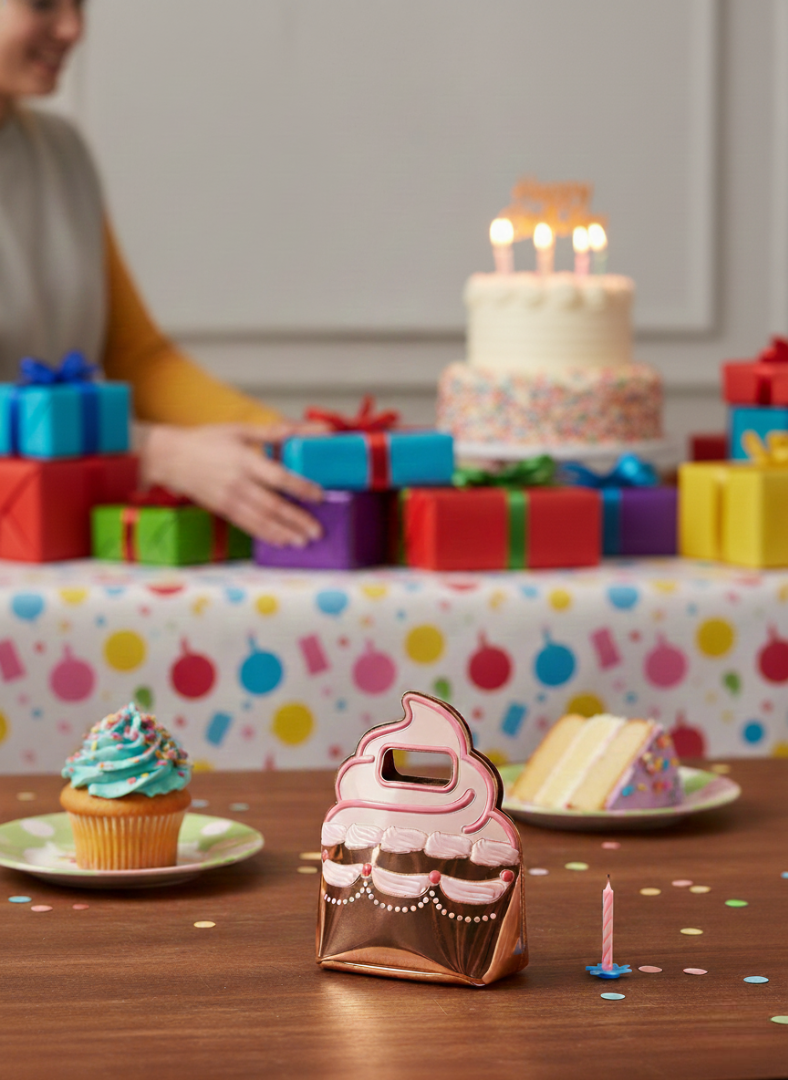 Mini Bolsa Metalizada Happy Birthday de Bath and Body Work