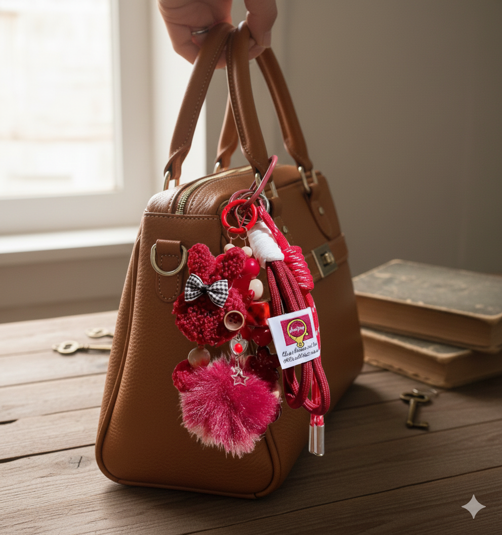 Charm de conejito borgoña