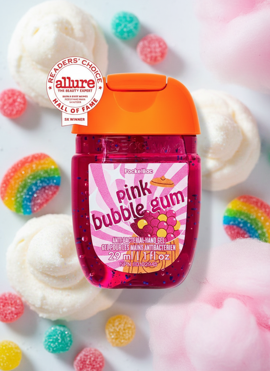 Gel Antibacterial Pink Bubble Gum